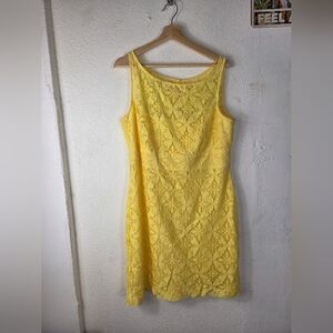 Yellow Lace Dress